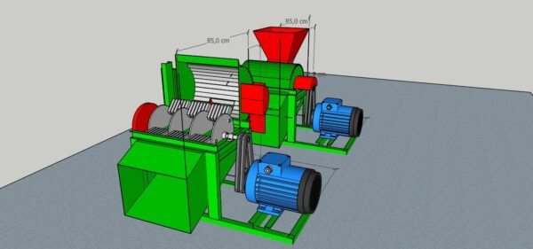 Pencacah Halus Hammer Mill HM 2 T (4)